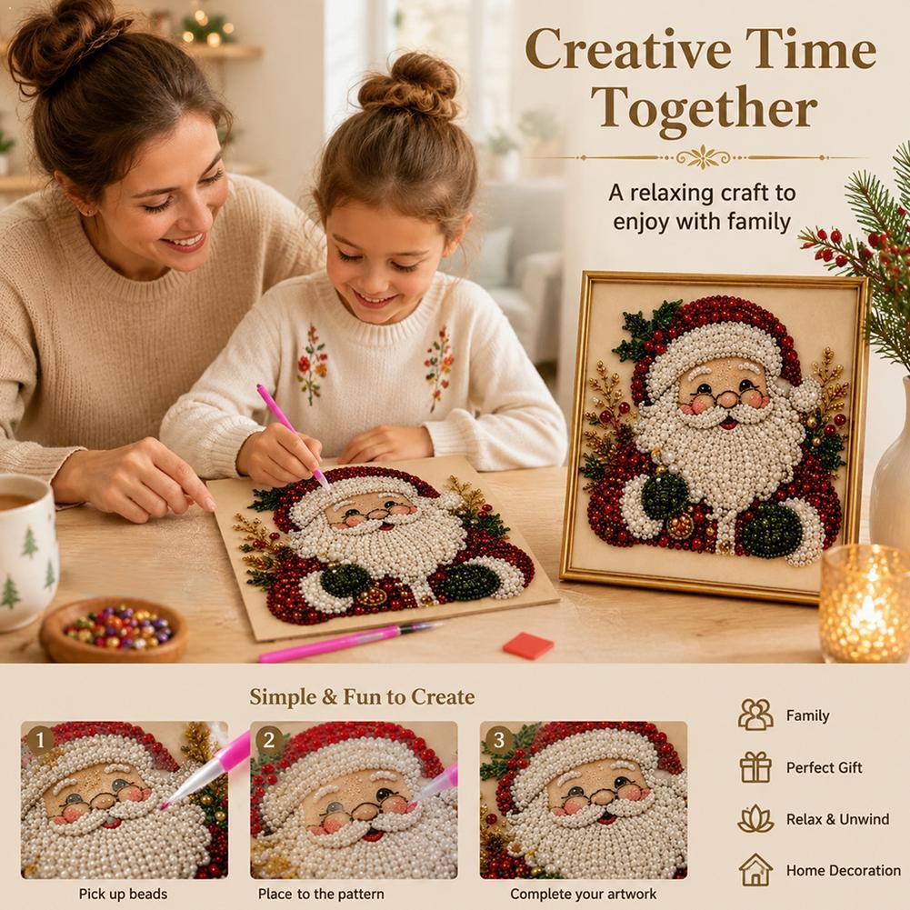 Resin Craft Kit - Новогодний набор для творчества «Дед Мороз»: