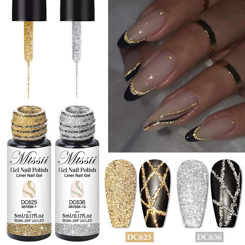 Resin Glitter Pack - 2/4/6 шт. светоотражающая блестящая подводка, набор