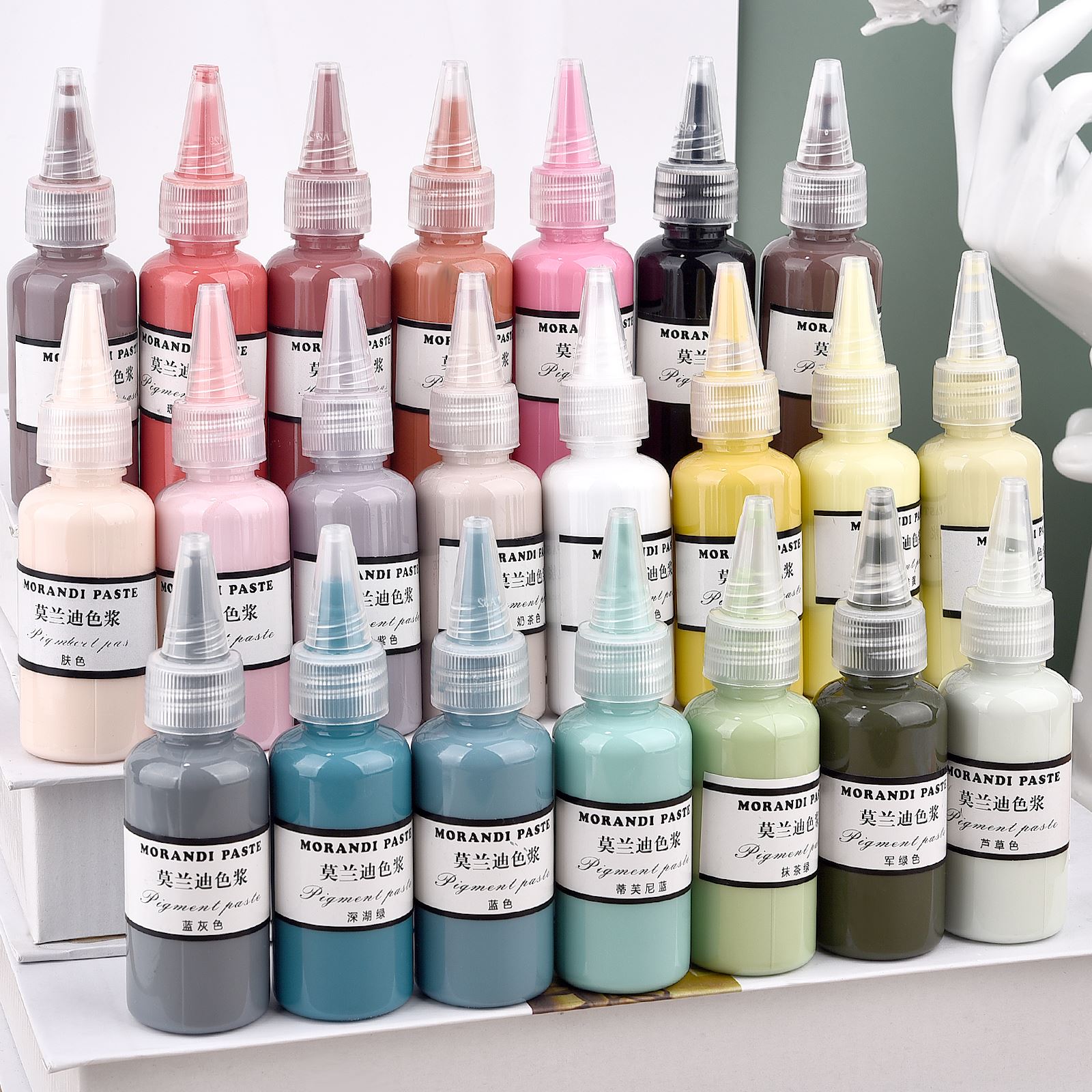 Resin Dye Alcohol - Цвета Morandi, пигменты из жидкой смолы,