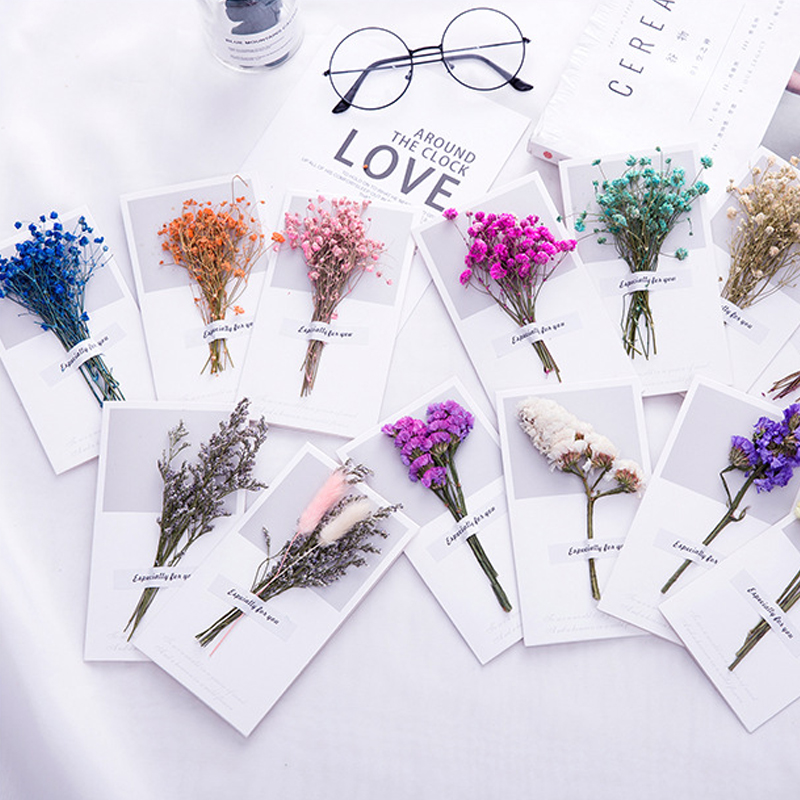 Dried Flower Bulk - 10 шт., подарочная открытка, свадебные приглашения,