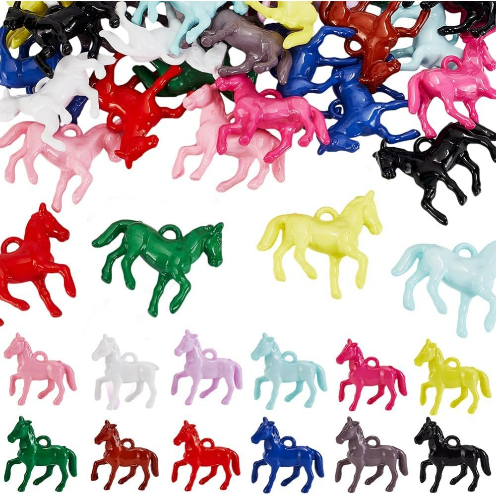 Resin Craft Kit - 48 шт. непрозрачные акриловые подвески 12