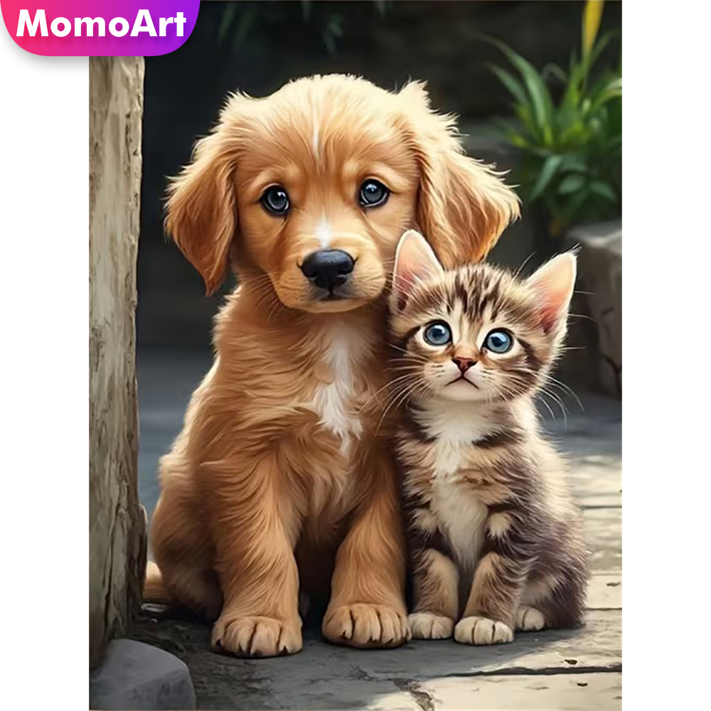 Resin Craft For Beginners - Momoart Алмазная вышивка собака животное живопись