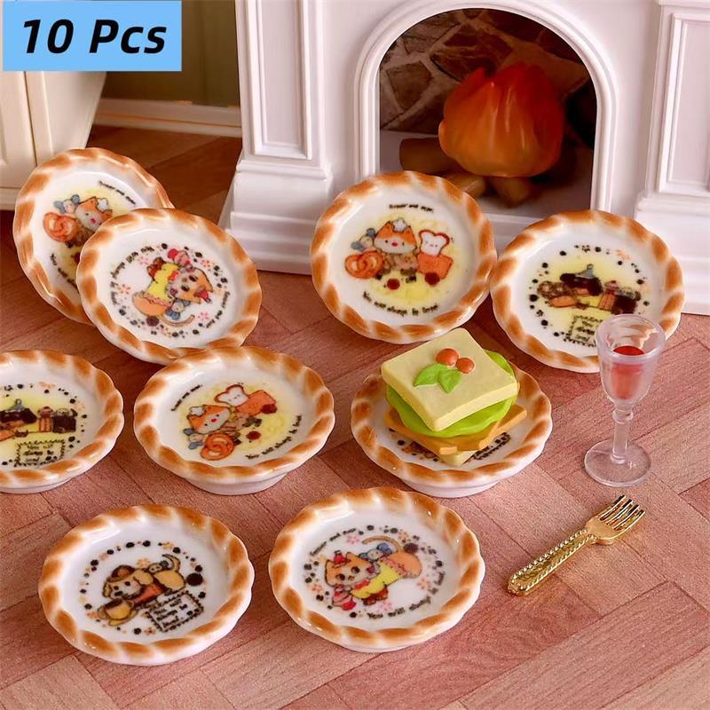10 шт./компл. кукольный домик  – обзор и цена Resin Craft Kit