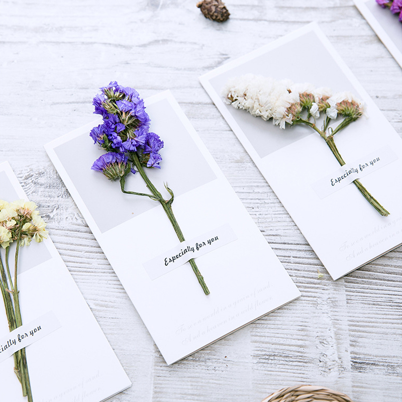 10 шт., подарочная открытка, с – обзор и цена Dried Flower Bulk