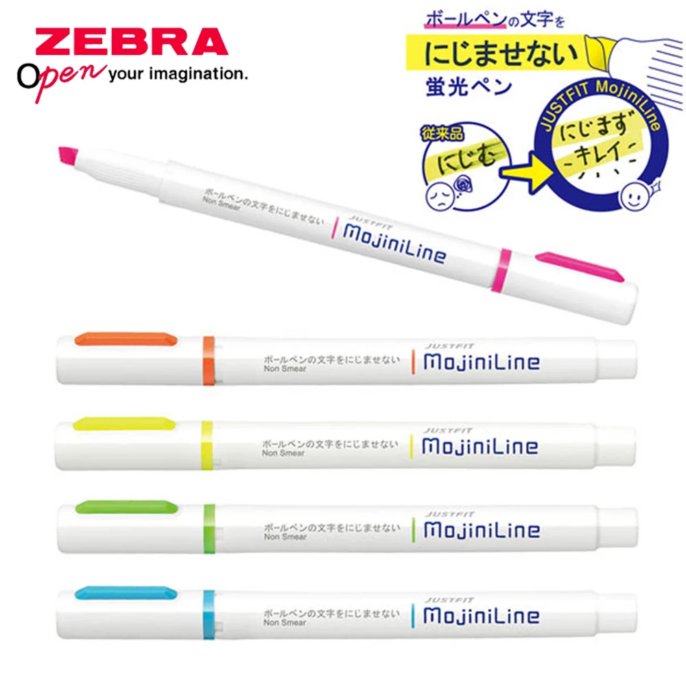 4 шт., Набор японских маркеров – обзор и цена Zebra Pen Mildliner