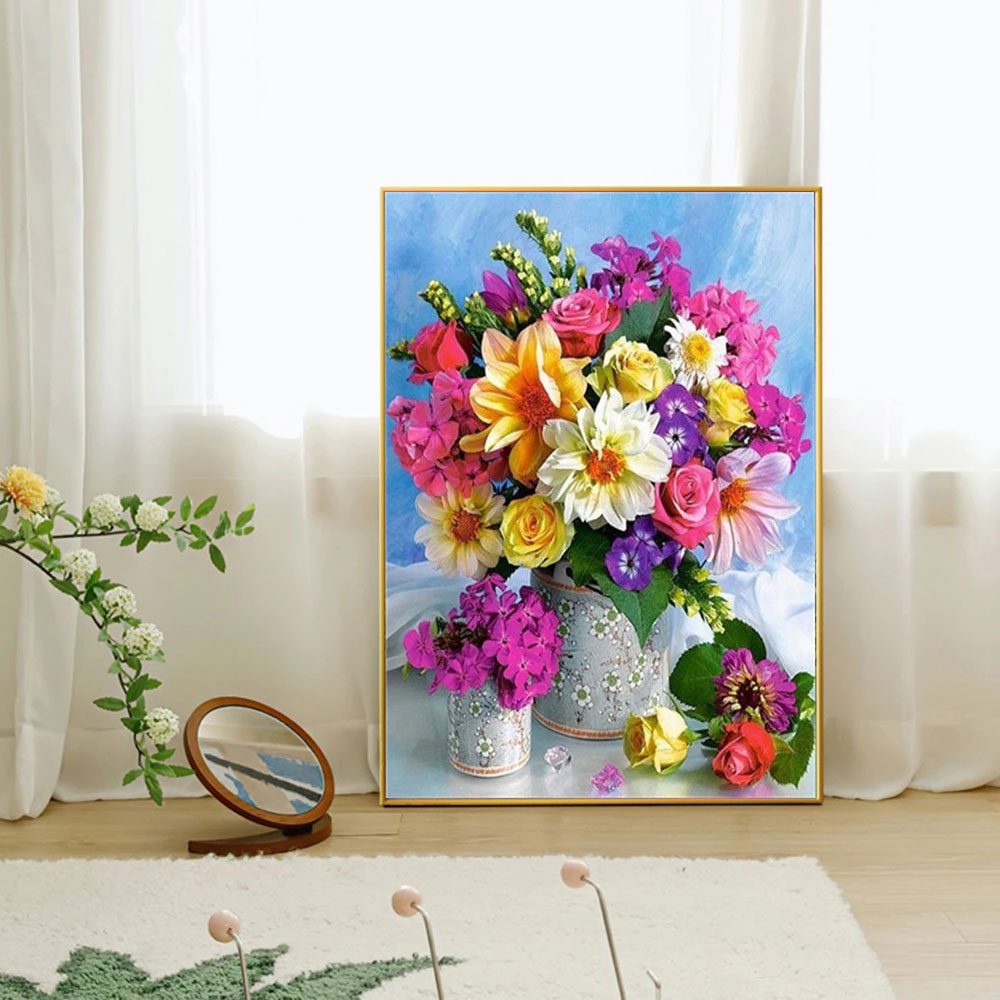 Алмазная мозаика 5D с цветами: – обзор и цена Resin Craft Kit