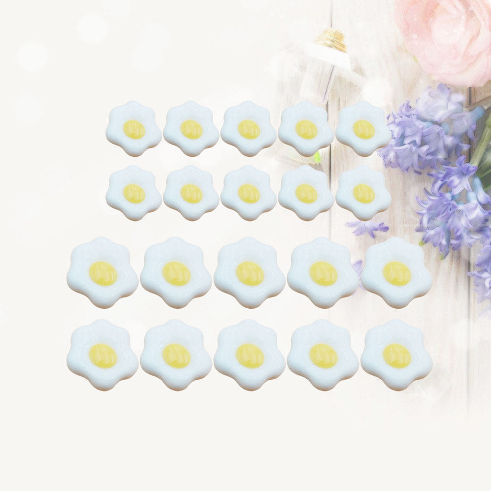 20 шт. искусственных яиц-пашот – обзор и цена Resin Craft Material