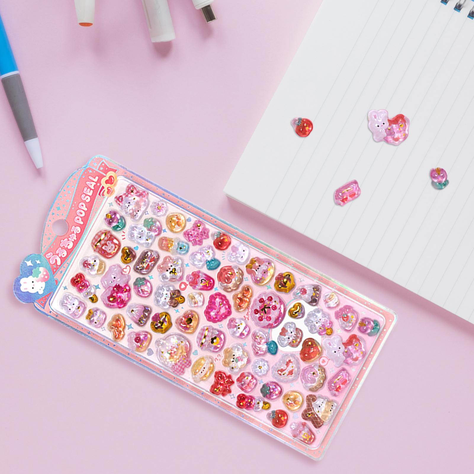 Милый набор наклеек, 3D блестя – обзор и цена Resin Glitter Pack